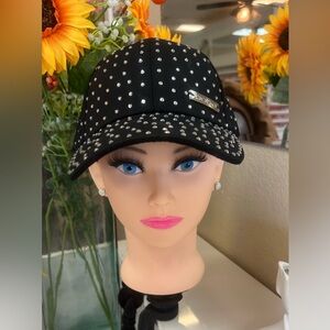 Bebe logo crystal cap. NWT
